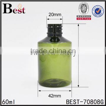 2017 Hot New Products 60ml 10ml Oblique Shoulder Dark Green Plastic Spray Head Bottle Fragrance Perfume Cosmetic Toner Wholesale photo-3