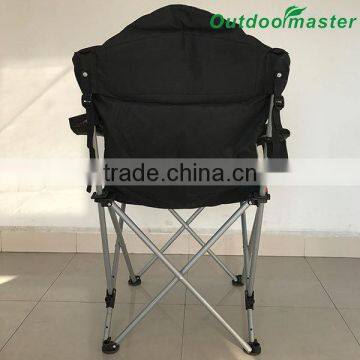 Patio Deluxe Steel Adjustable Red Padded Beach Folding Chair photo-3