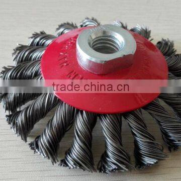 95mm x M14 FLAT TWIST KNOT BRUSH