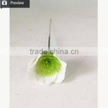 Hot Sale Big Christrose Hvid Single Decorative Artificial Sakura Flower Customized photo-2