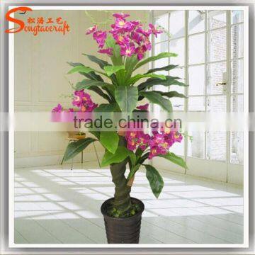 artificial potted flower decoration from guangzhou factory