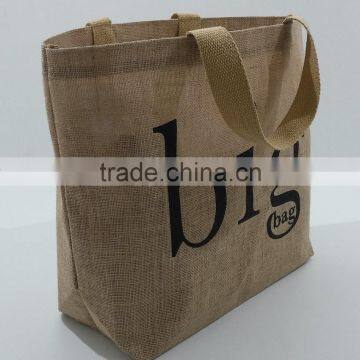 Jute Bag - Web Handle Tote Bag - Natural - Safe for Nature photo-2