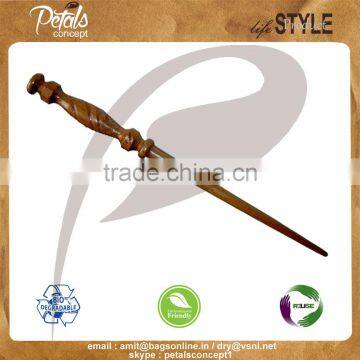 Smooth finish oily surface wooden wands