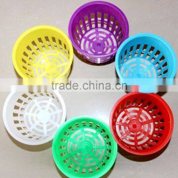Colorful 4 Inch PP Slotted Mesh Net Pot photo-3