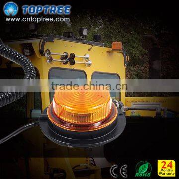 Waterproof Led emergency warning light amber rotating beacon light 12V
