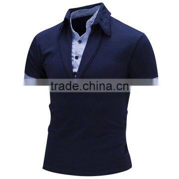 High quality cheap plain blank yellow short sleeve shirt