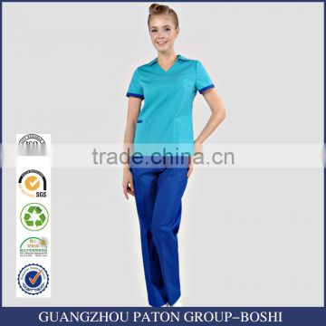 New Design Light Blue Hospital Nurse Uniform