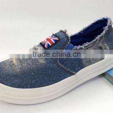 GZY high quality fashion cheap price jeans canvas sell stock lots of shoes