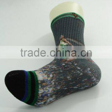 Custom 3D Digital Printed Sport Basketball Socks photo-5