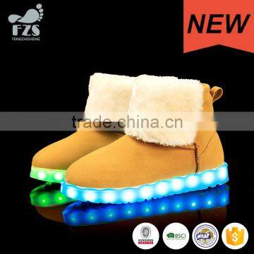 HFR-TS-12-2 2017 Winter Shine Brand Shoelaces Polyester Led Women Boots photo-3