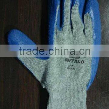 popular nitrile coated cotton knitted gloves/anti-oil cotton working gloves