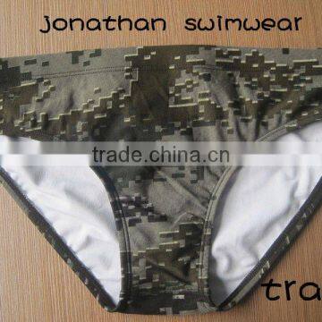 solider style panties with polyester spandex