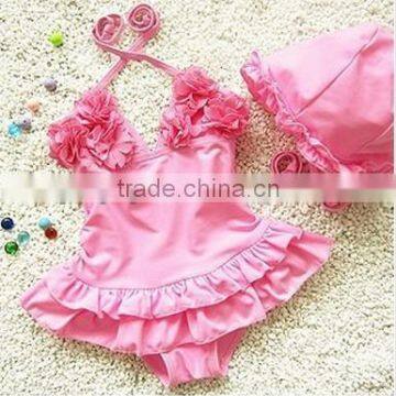 New Fashion soft swimwear suit for Baby Girls Sexy Baby soft leopard swimwear suit