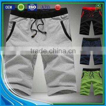 Custom Breathable Cotton Polyester Blend Men's Sweat Shorts