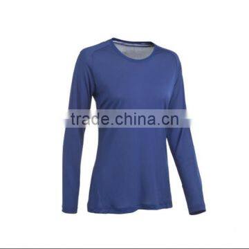 OEM Custom Ladies Sports Elastic Long Sleeve T Shirt 2016 photo-6