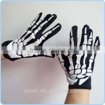 Skeleton cotton glove halloween decoration