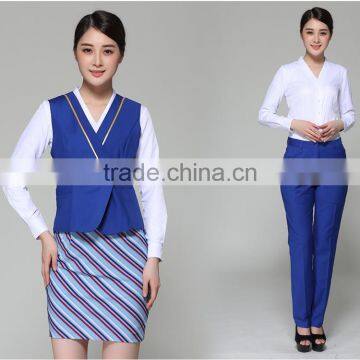 Custom Made Design Airline Stewardess Uniformes De Aeromoa photo-6