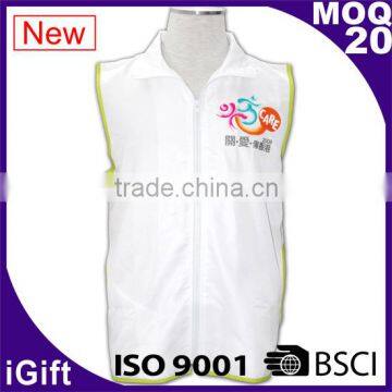 Fleece Vest With Light Weight Emborider Logo Vest photo-6