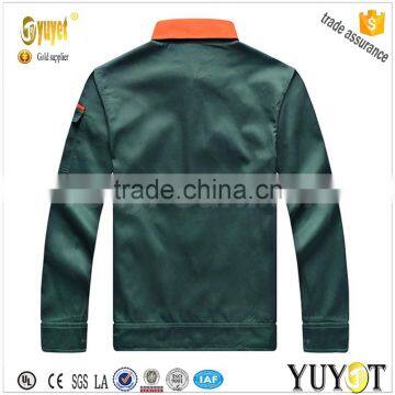 High Quality Green Long Sleeve Durable Working Uniforms photo-2