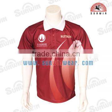Wholesale Custom Design 100% Polyester Sublimation Sports Cricket Jersey photo-4