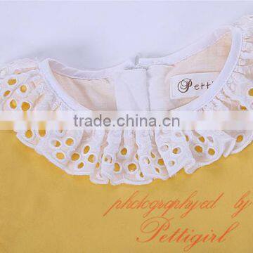 Easter Yellow Flower Girl Dresses Baby Clothes photo-4