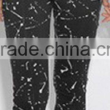 OEM Factory Hot Sale Slim Fit Young Sexy Girl Black High Waist Pants for Wholesale photo-2