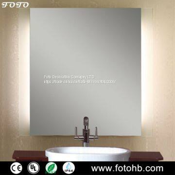 CE/UL IP44 LED Освещаемый прямоугольный ваннный зеркало с подсветкой для люкс-отелей photo-2