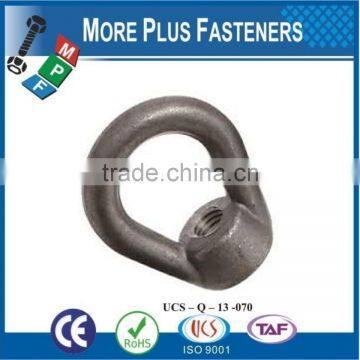 Made in Taiwan A2 Stainless Steel Zinc Coated Zinc Plated Lifting Eye Nut photo-2