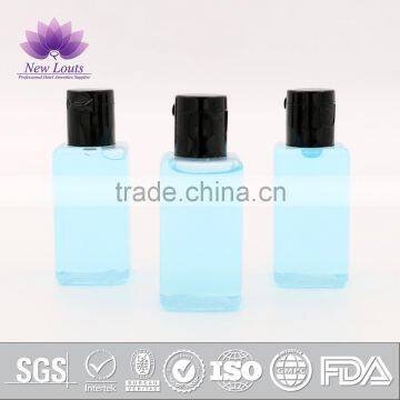 Custom plastic transparent bottle for 3-4 star hotel