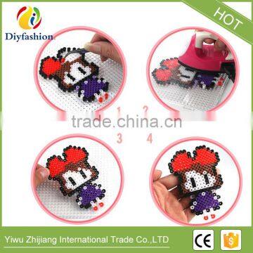 Wholesale Diy Fashion Flexible Kids Craft 24 Colors Tray Mini Hama Perler Beads photo-3