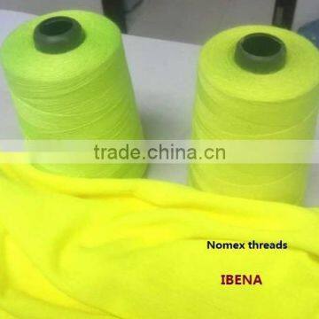 Hi-V yellow of Nomex sewing threads