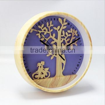 10 inch modern decorative wooden wall clock