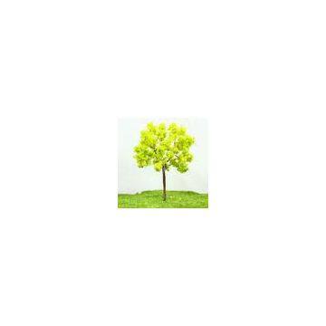 Architectural Miniature Scale Model Trees Yellow Green Avenue Wire Tree 9cm