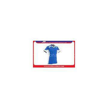 Vneck Line Custom Soccer Jerseys , Running Football T Shirt for Boys and Men