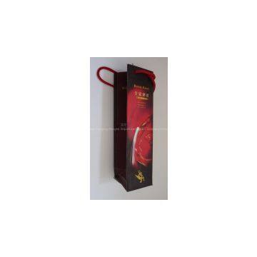 printed paper wine bag