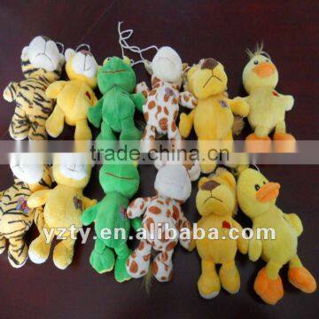 stuffed animal keychains &plush mini keychain with good quality