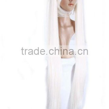 K Pop Fashion Cosplay Long Costume Wig with Ponytails for Party or Gathering from Chinese Factory in Yiwu Market Celebrity Wigs