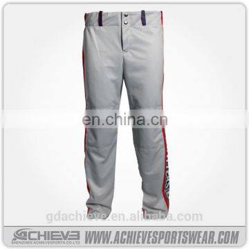 Top level sublimation baseball pants for team accessory