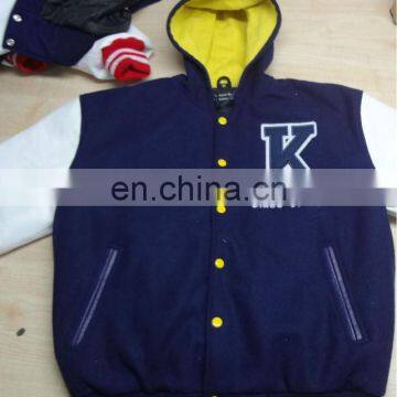 custom varsity football jacket black with patch