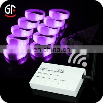 Birthday Party Supplies New Cool Gift Items Cheap Custom Flashing Led Remote Controlled Flashing Wristband