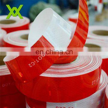 red and white scratch resistant waterproof reflective tape for car