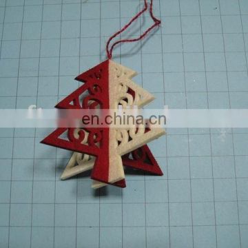 2013 new Christmas felt tree hanging ornament