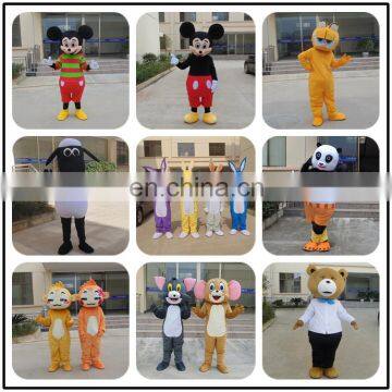 Party Event rental famous cartoon mascot costumes in stock