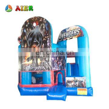 Hot sell air jumping castle /inflatable bouncy castle banners / kids toys avengers air castle for sale