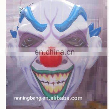 Halloween decorations hanging Inflatable clown mask