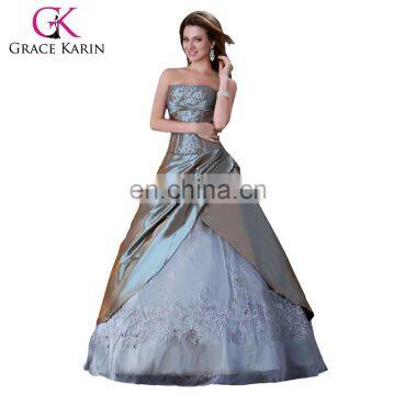 Sexy Grey Wedding Dress Bridal Gown Stock CL4522