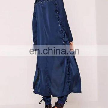 Top Nice Design Style Long Women Coat Ladies Long Coats Design photo-2