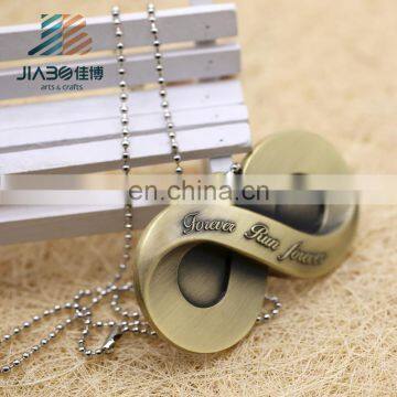 Custom Shape zinc alloy 3d Dog Tag marathon running medal