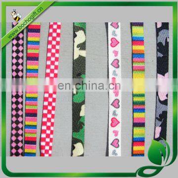 Polyester flat shoelaces with custom logo