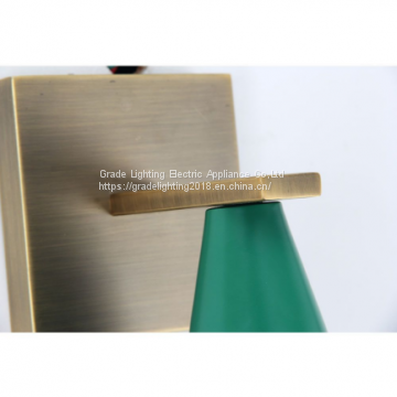 Green With Brass Color Wall Lights With E27 photo-5